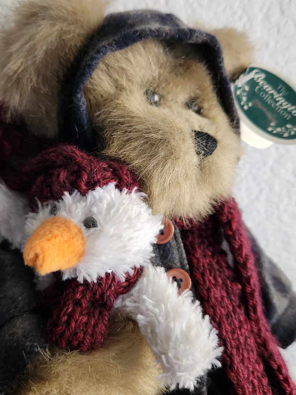 Bearington Collectabke Series Virginia and Jack & Frost Holiday Bears 14in NWT